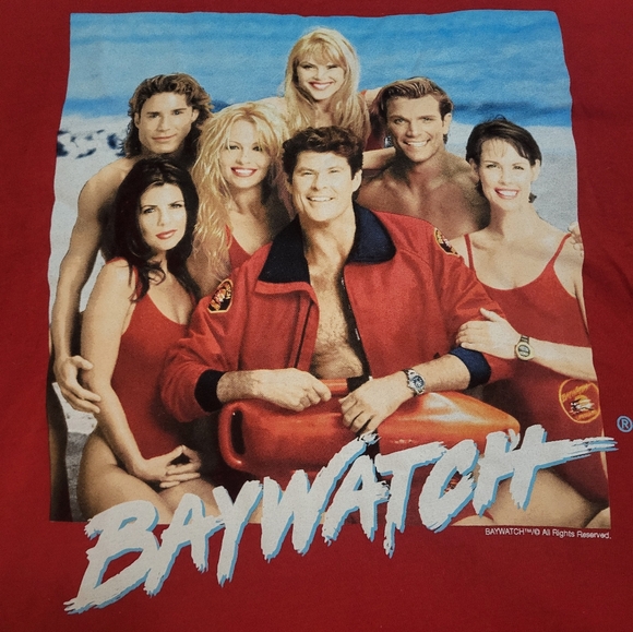 Red Bay Watch unisex tshirt size XL - Picture 1 of 3